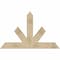 Ekena Millwork Saratoga Rough Sawn Timber Gable Bracket, Douglas Fir, 60"W x 38"H x 6"D x 6"F, 15/12 Pitch GBW060X38X0606SAR00RDF - alternate 1